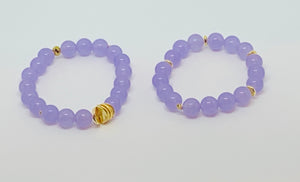 Two Purple Jade Beauties
